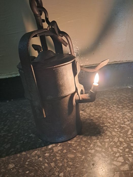 Stara lampa górnicza
