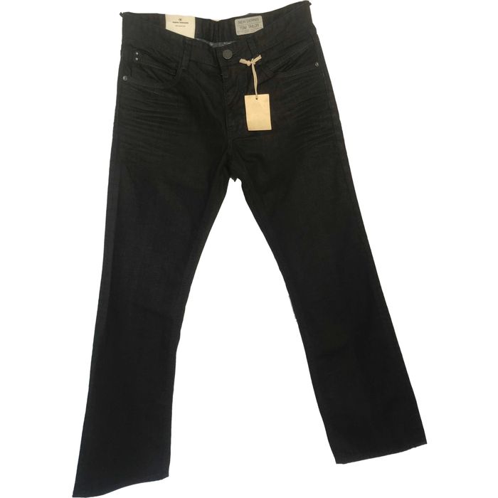 Jeansy Tom Tailor bootcut model New Dennis 31/32 grafitowy granat