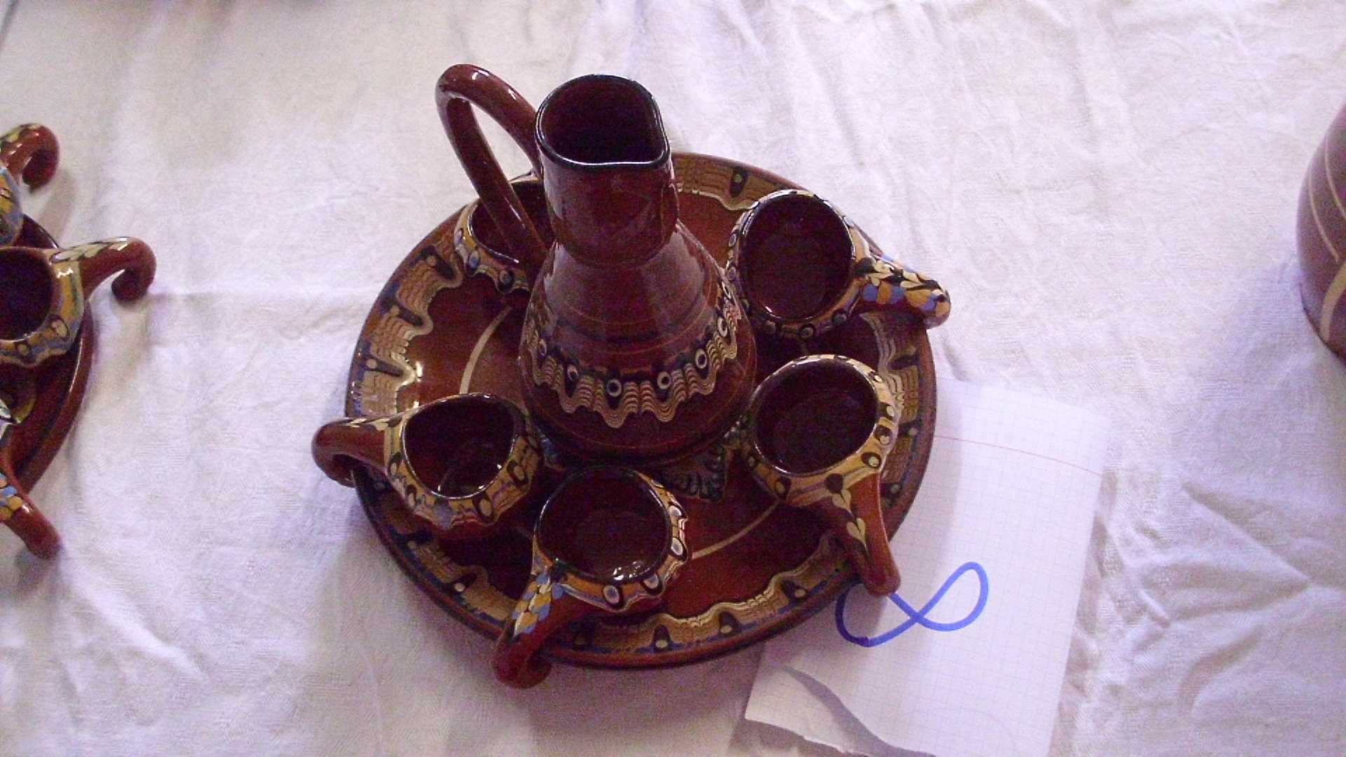 ceramika bułgarska zestaw do rakija [8]