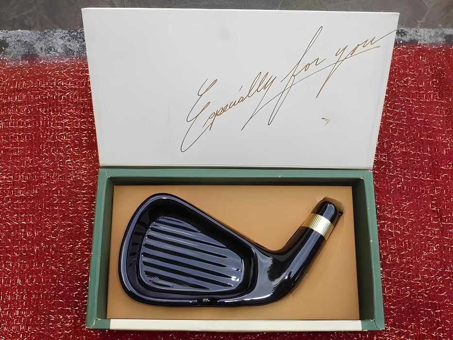 cinzeiro em porcelana tema golfe *cinzeiros* ashtray porcelain