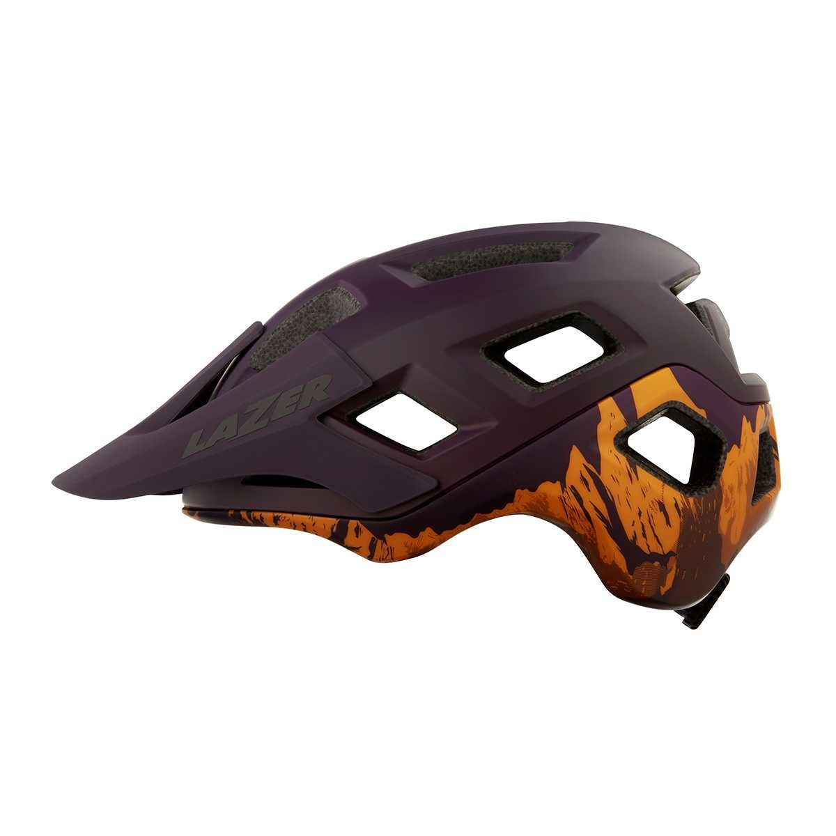 Kask rowerowy Lazer Coyote CE-CPSC matte mulberry orange