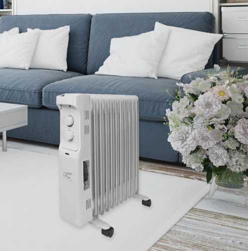 Grzejnik elektryczny olejowy 2500W Duża moc *DARMOWA DOSTAWA*