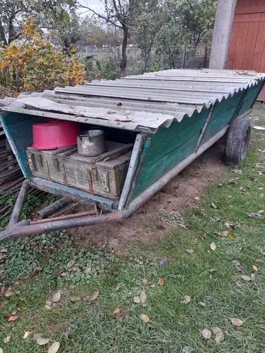 Трактор xt224, причіп, борони