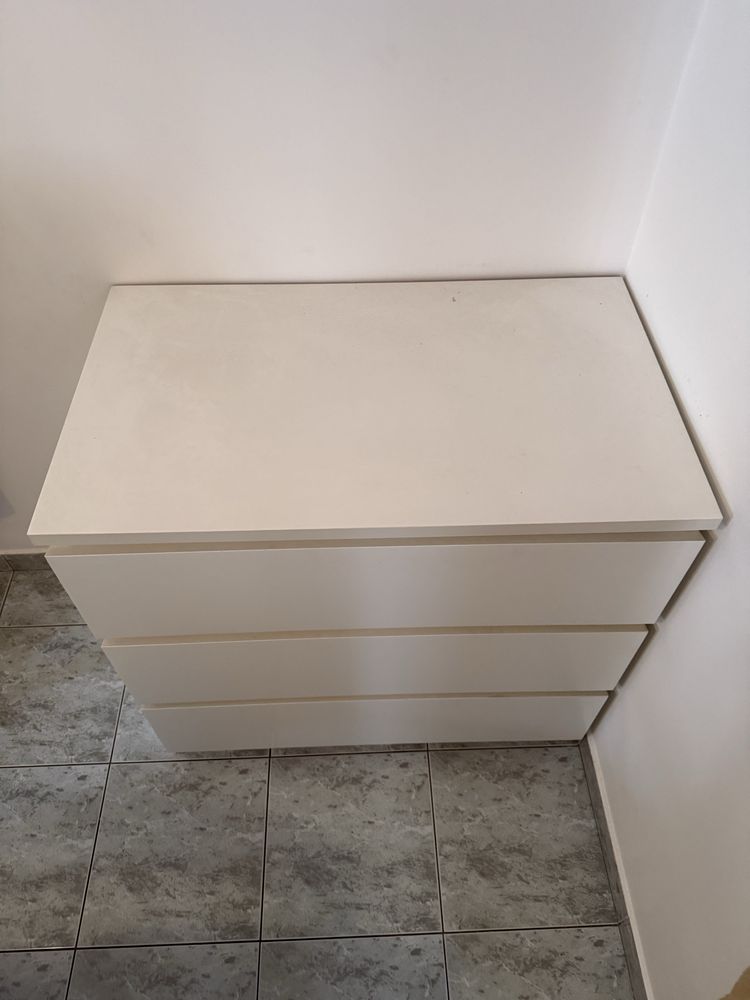 Cómoda Malm IKEA 80x78 c/3 Gavetas (PVP 89,99€)