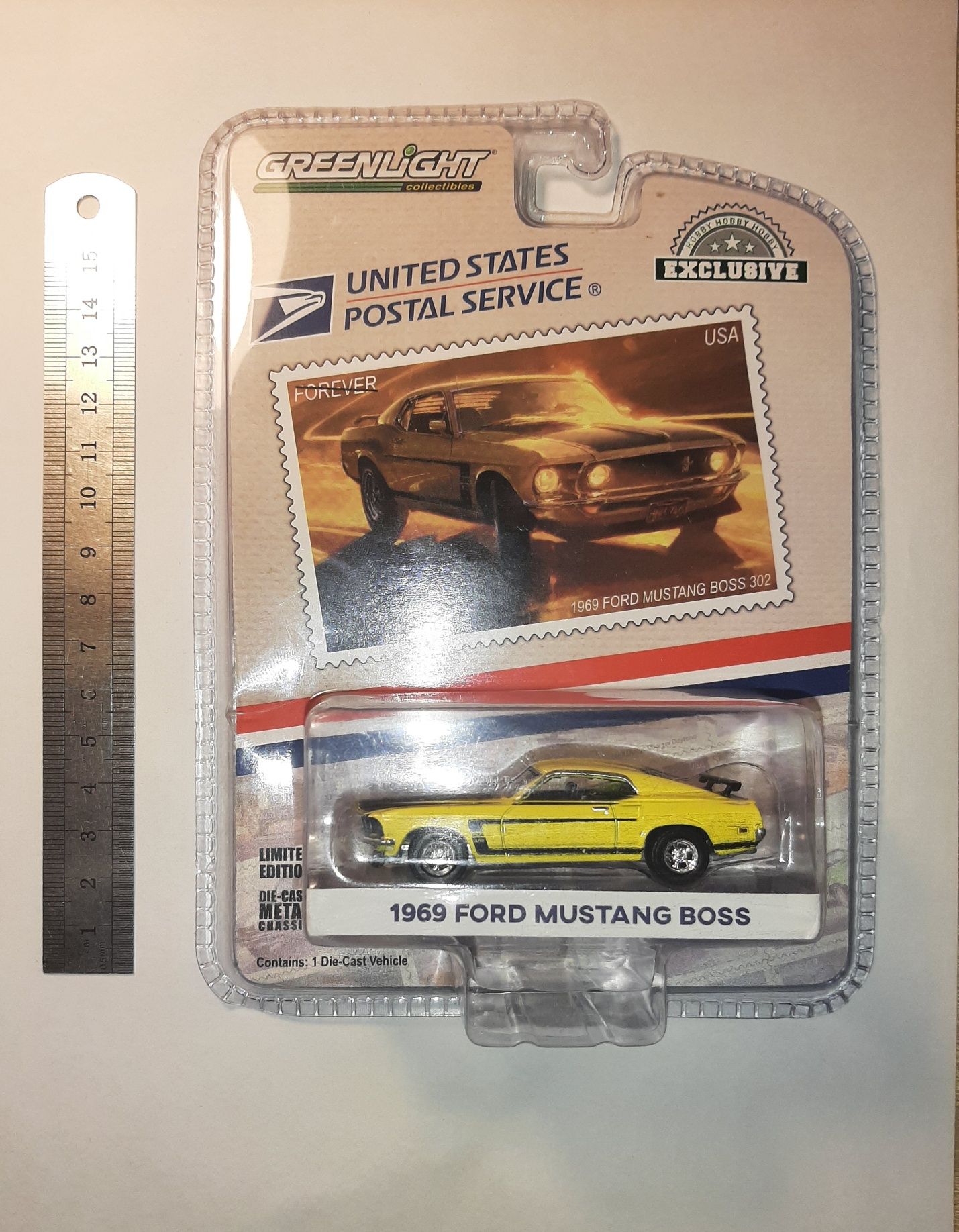 Greenlight Collectibles 1:64 1969 Ford Mustang BOSS Hobby Exclusive