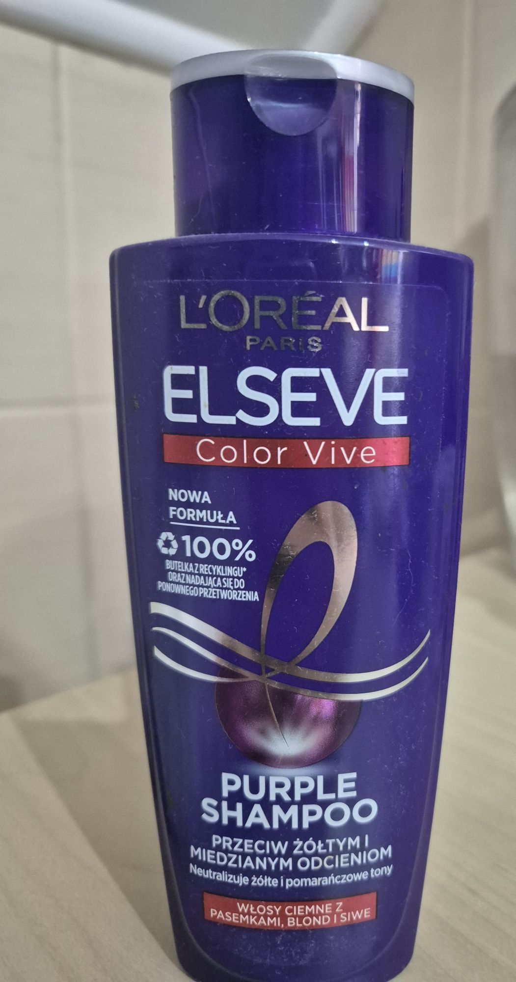 Szampon do włosów Elseve Color Vive Purple