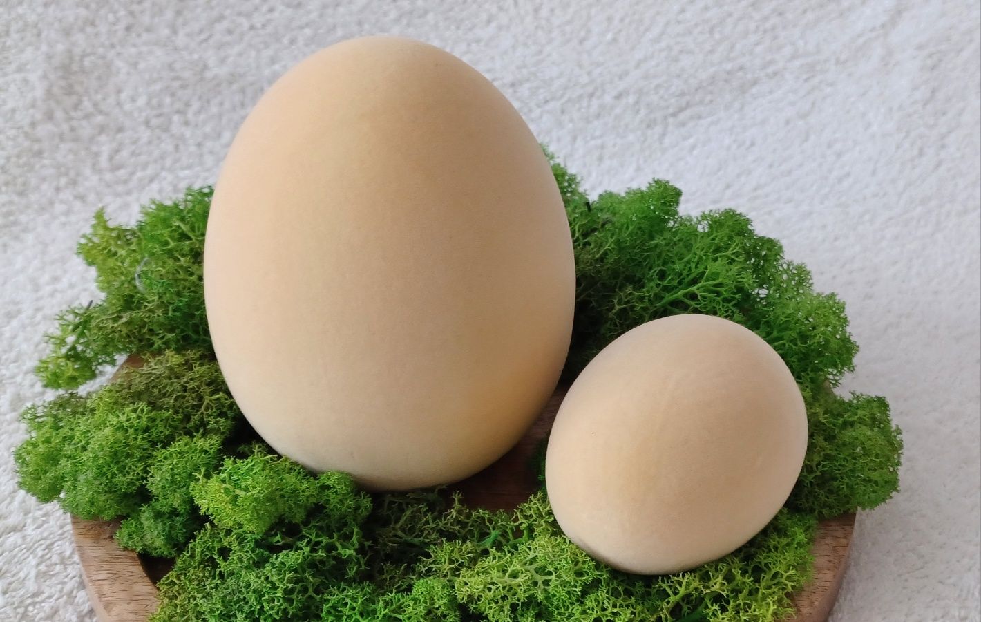 Ozdoba wielkanocna jajka 2 szt. Kolor żółty