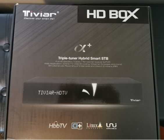 Tuner Sat Tiviar Alpha+ Plus Triple head HDD 160GB  3 głowice E2 CCCam