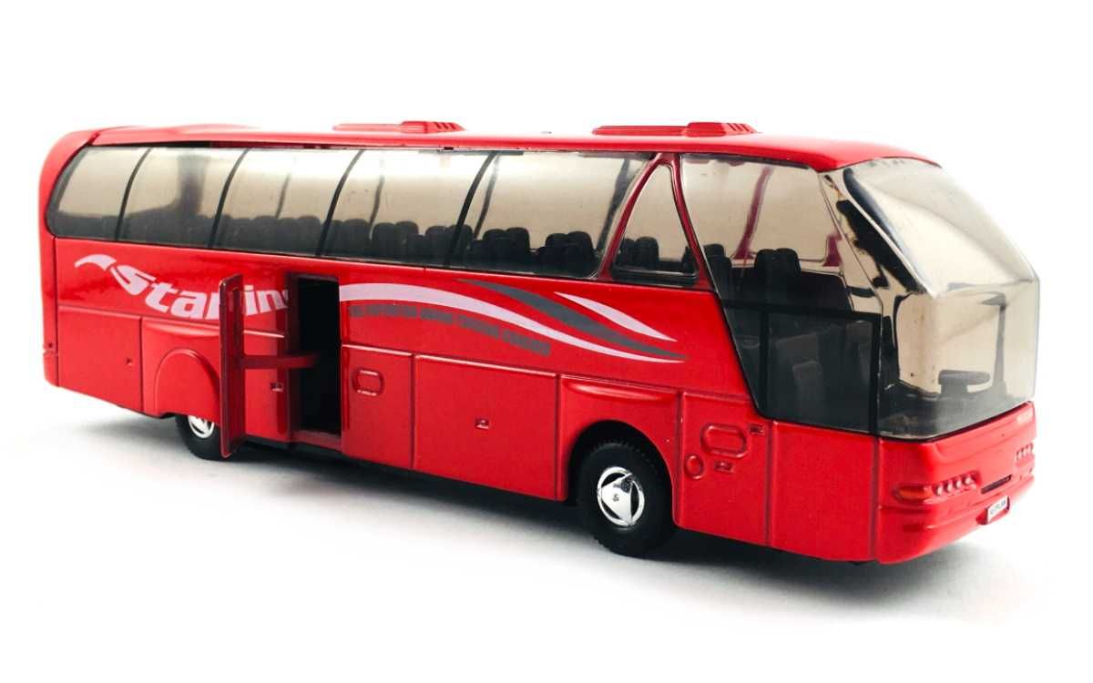 Autobus Neoplan Starliner WELLY 1:64 czerwony