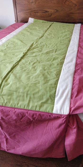 Colcha em algodão para cama pessoa e meia