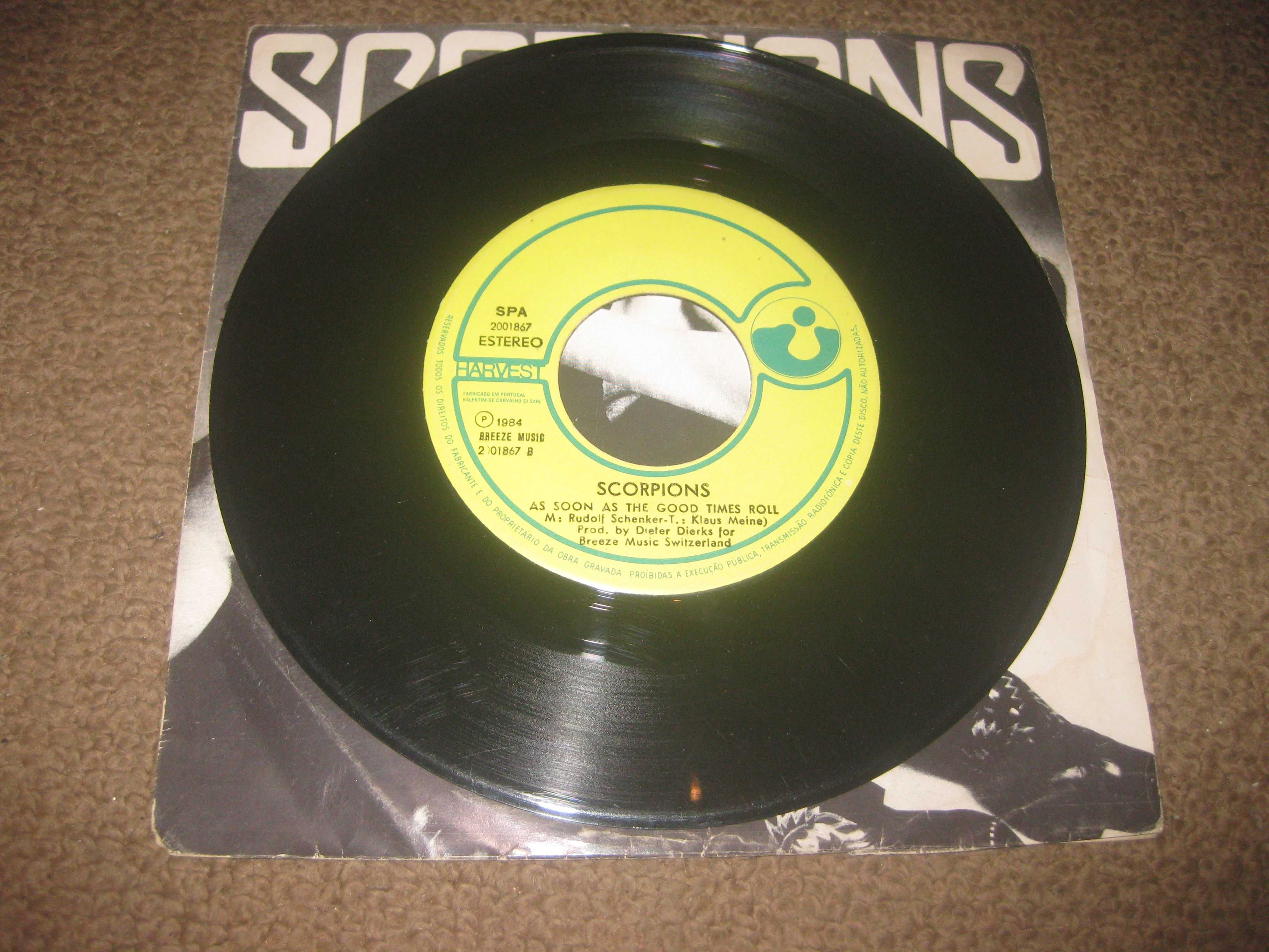 Vinil Single 45 rpm dos Scorpions "Still Loving You"