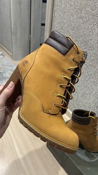 Timberland brazowe karmelowe botki tillstone 6 inch dbl wheat 37,5
