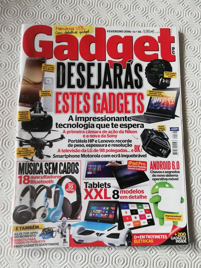 Pack de 5 Revistas Gadget + 5 revistas de informática de oferta