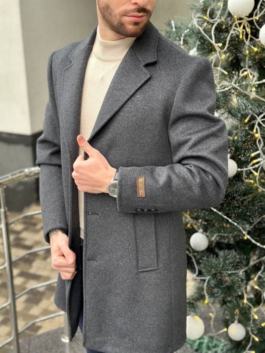 Арт.25 Чоловіче пальто Loro Piana 48,50,52,54,56,58 шерсть/кашемір