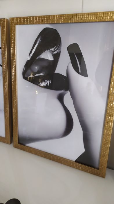 NOVO: conjunto de 3 molduras com 3 telas