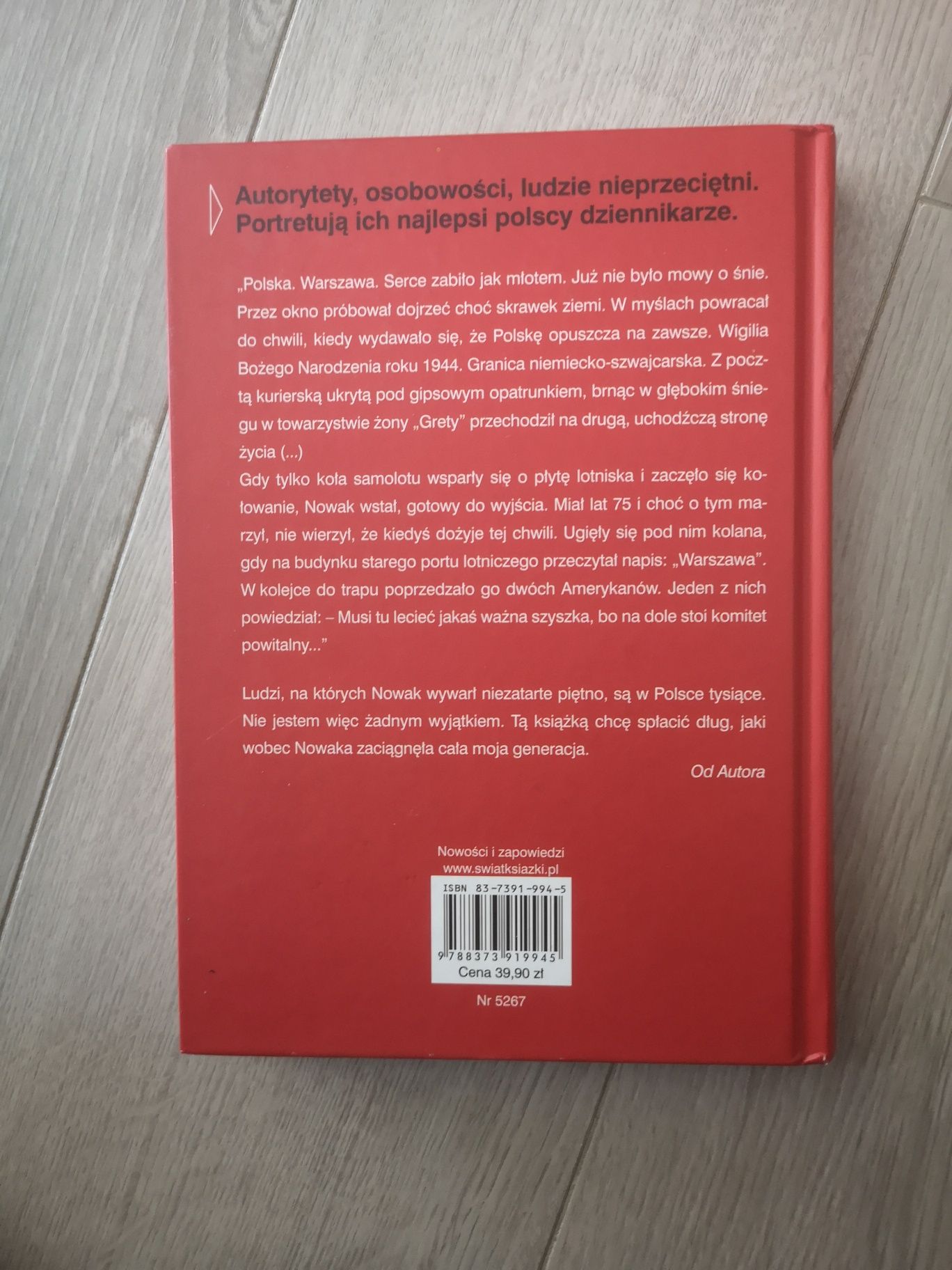 Książka Jan Nowak-Jeziorański