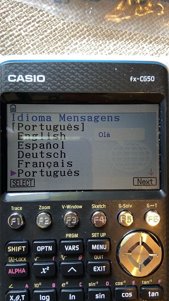 Maquina grafica casio