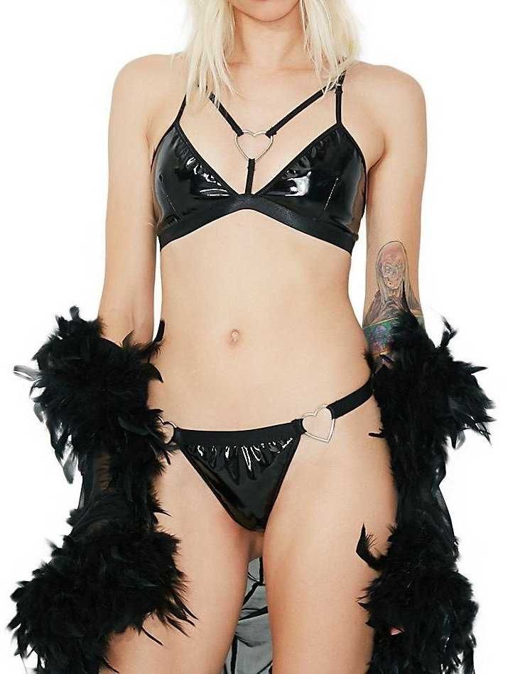 Komplet SUGAR THRILLZ goth killstar DOLLSKILL vinyl pvc