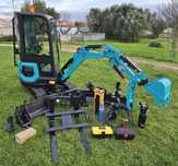 giratoria a gasóleo 2Ton com kit completo de acessórios