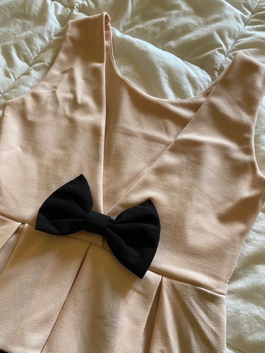 Vestido rosa e preto - tamanho M