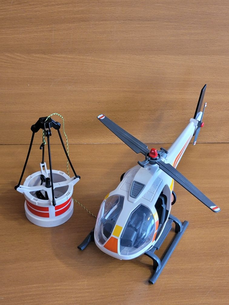 Klocki Playmobil Geobra helikopter karetka pogotowie ratunkowe, zabawk