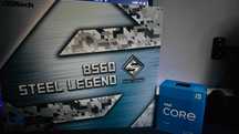 Procesor i5-11400, Płyta główna ASROCK B560 Steel Legend + radiator
