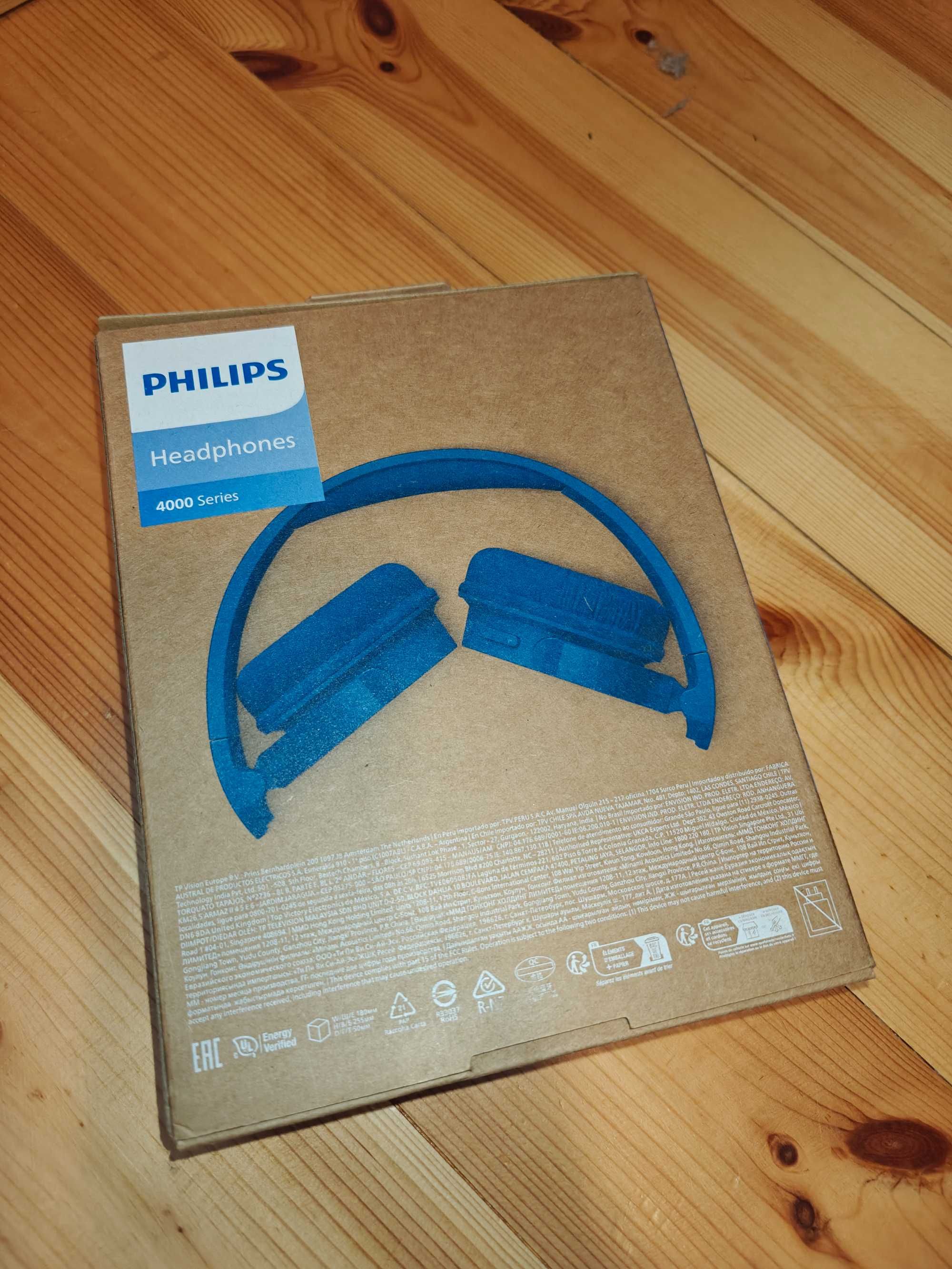 Słuchawki BT Philips TAH4209 niebieskie - nowe