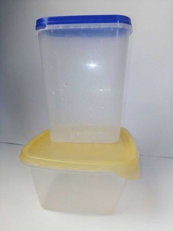 Судочки пластиковые объёмом по 1 литру ( 2 шт.)