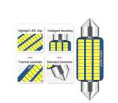 LÂMPADA LED CANBUS MATRICULA HABITACULO 36 MM 30 LEDS