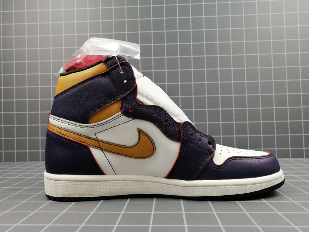 Nike Air Jordan 1 Purple Yellow High