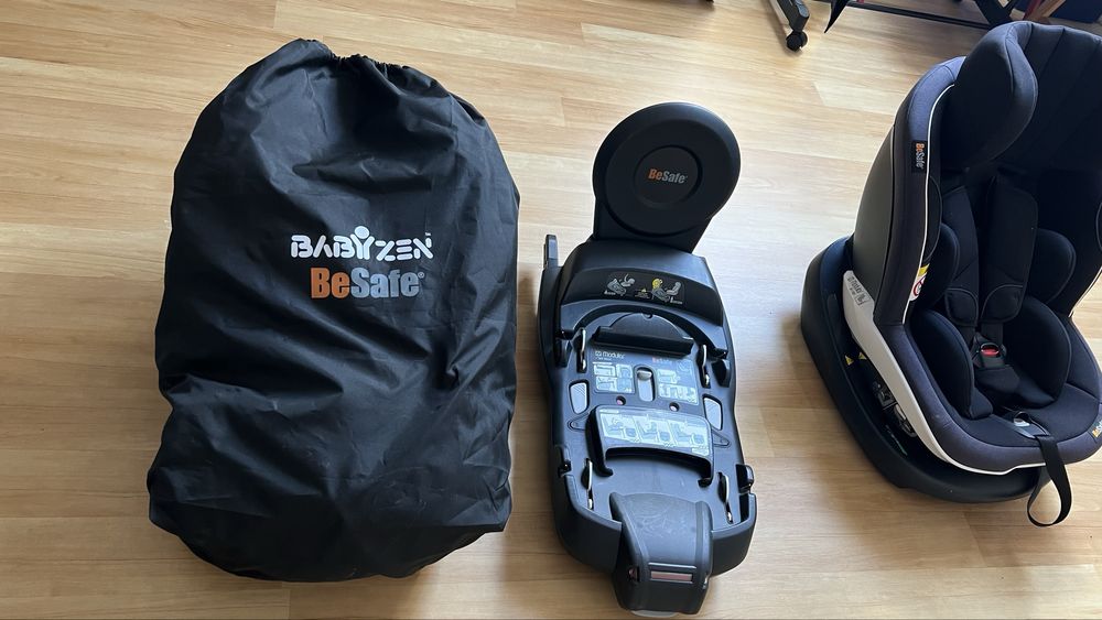 Zestaw fotelików samochodowych BeSafe + akcesoria – komplet!