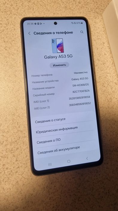 Samsung a53 5g 8/256