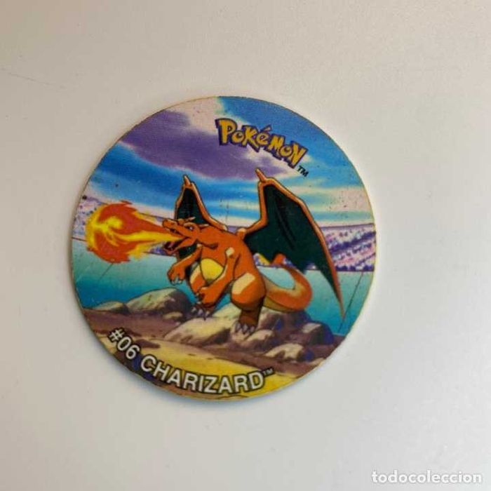 Pokemon tazos league 06 Charizard Matutano 2002