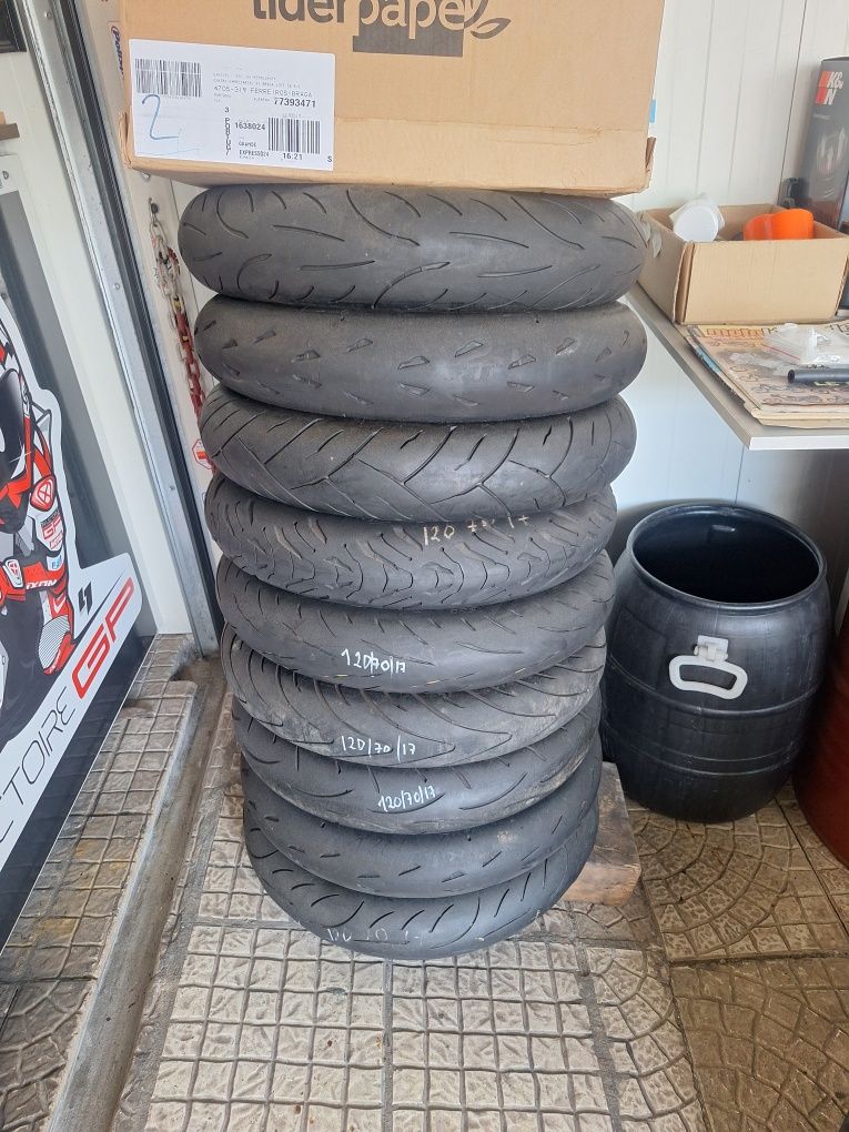 Pneus de Moto  usados  vários modelos