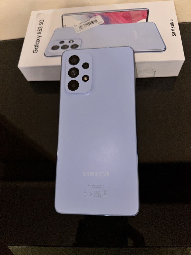 Samsung A53 blue baby blue