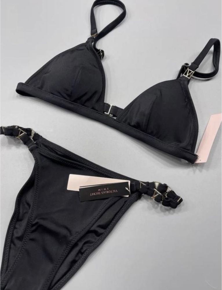 victoria's secret oceanside triangle top & oceanside brazilian bottom