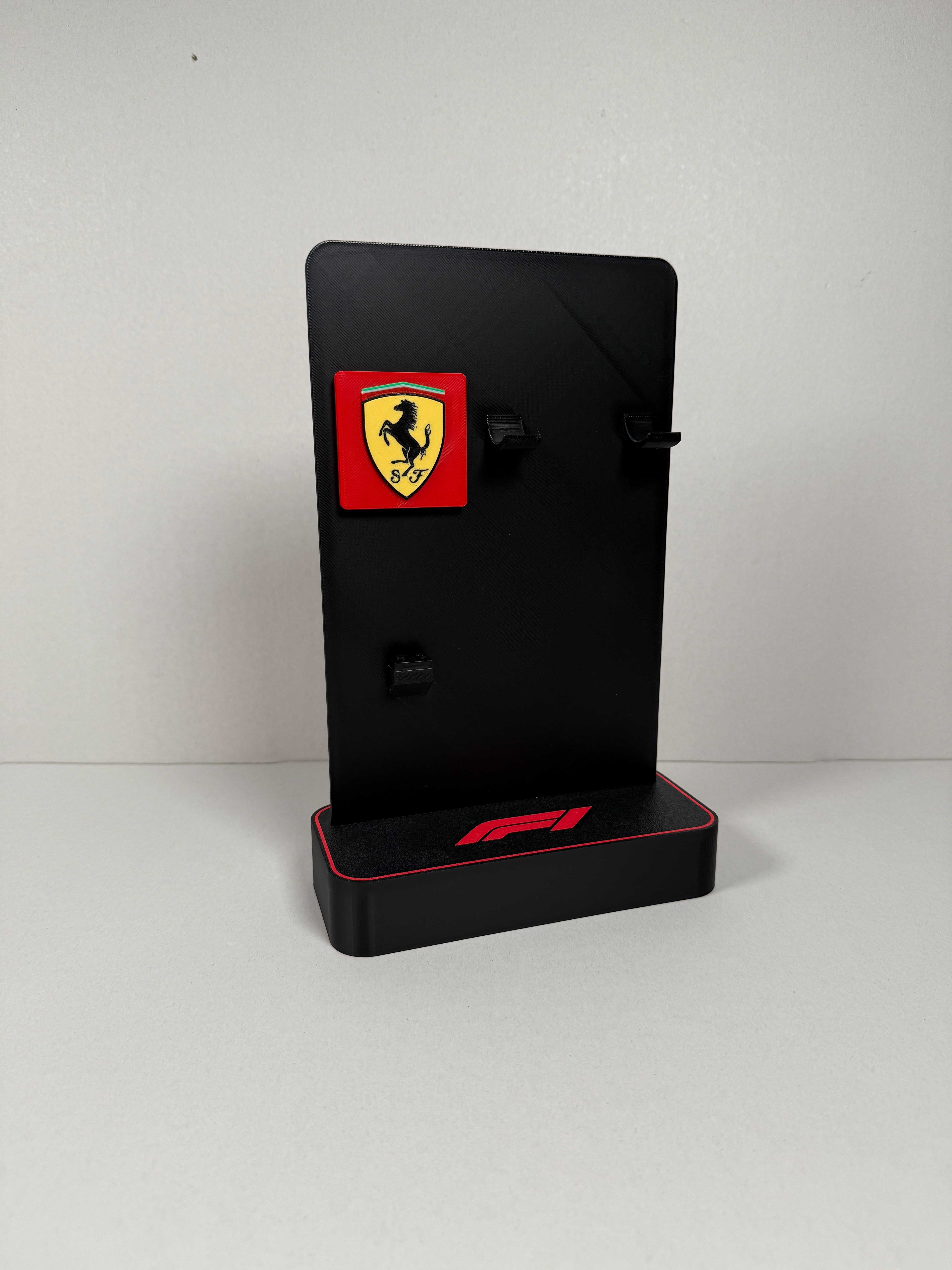 Стенд для Lego Speed Champions F1 Ferrari SF-24 77242 Білий / Червоний