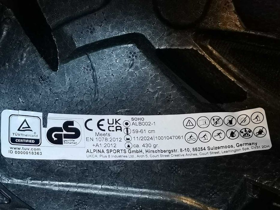 Kask rowerowy Alpina Soho Unisex black matt Rozmiar 59-61cm