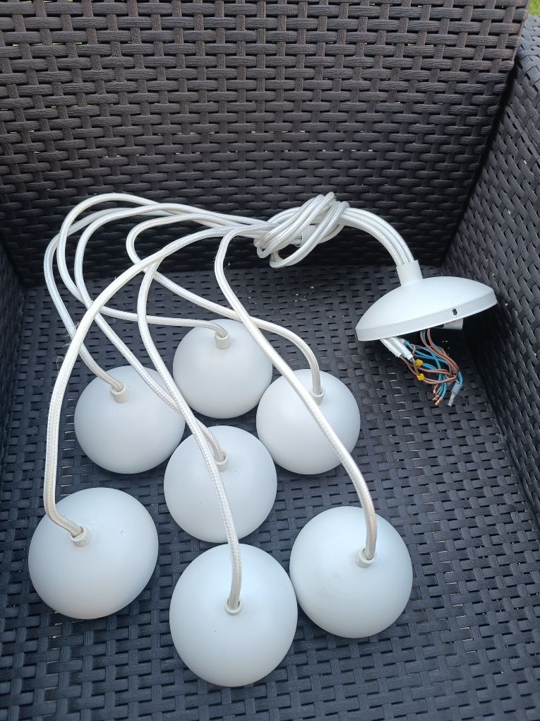 Lampa 7 , Ala pająk, wisząca biała