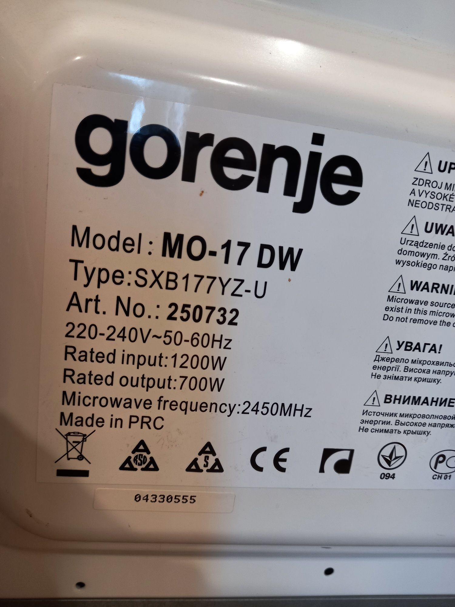 Микроволновые печи Candy и Gorenje