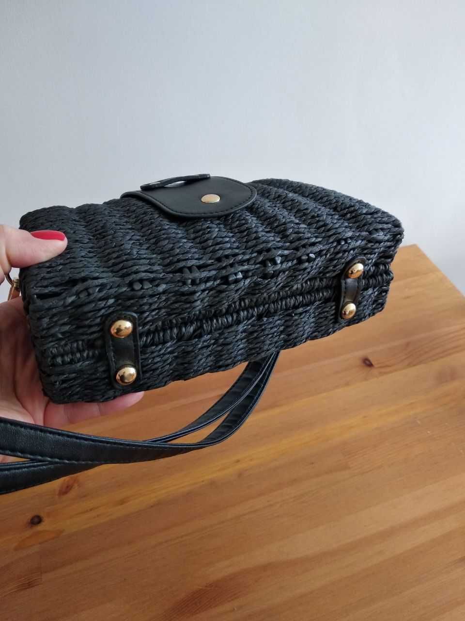 Wiklinowa torebka 22,5*15cm, nowa