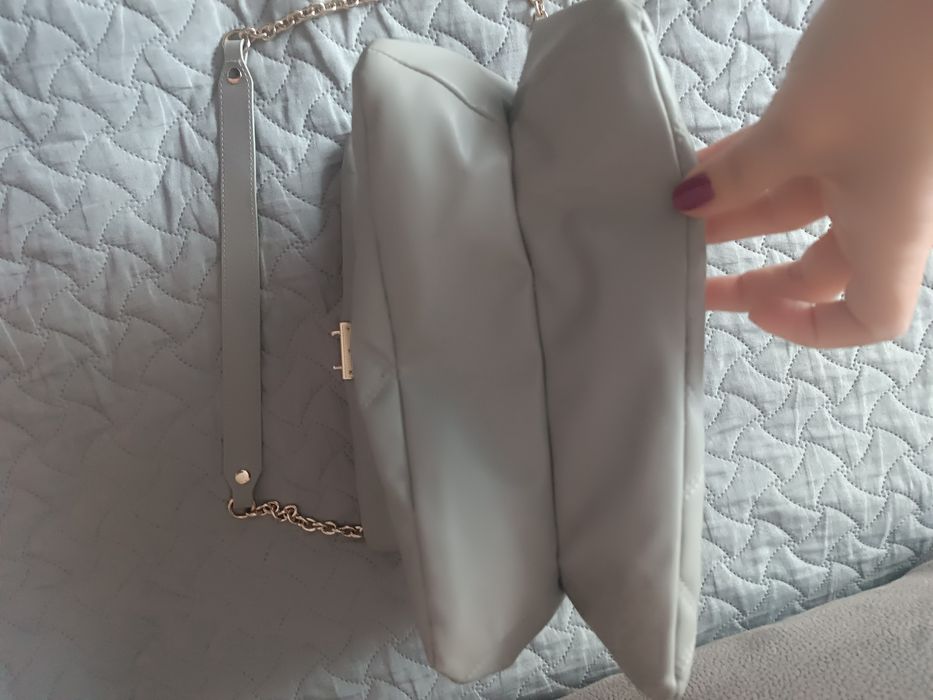 Torebka pikowana szara hm