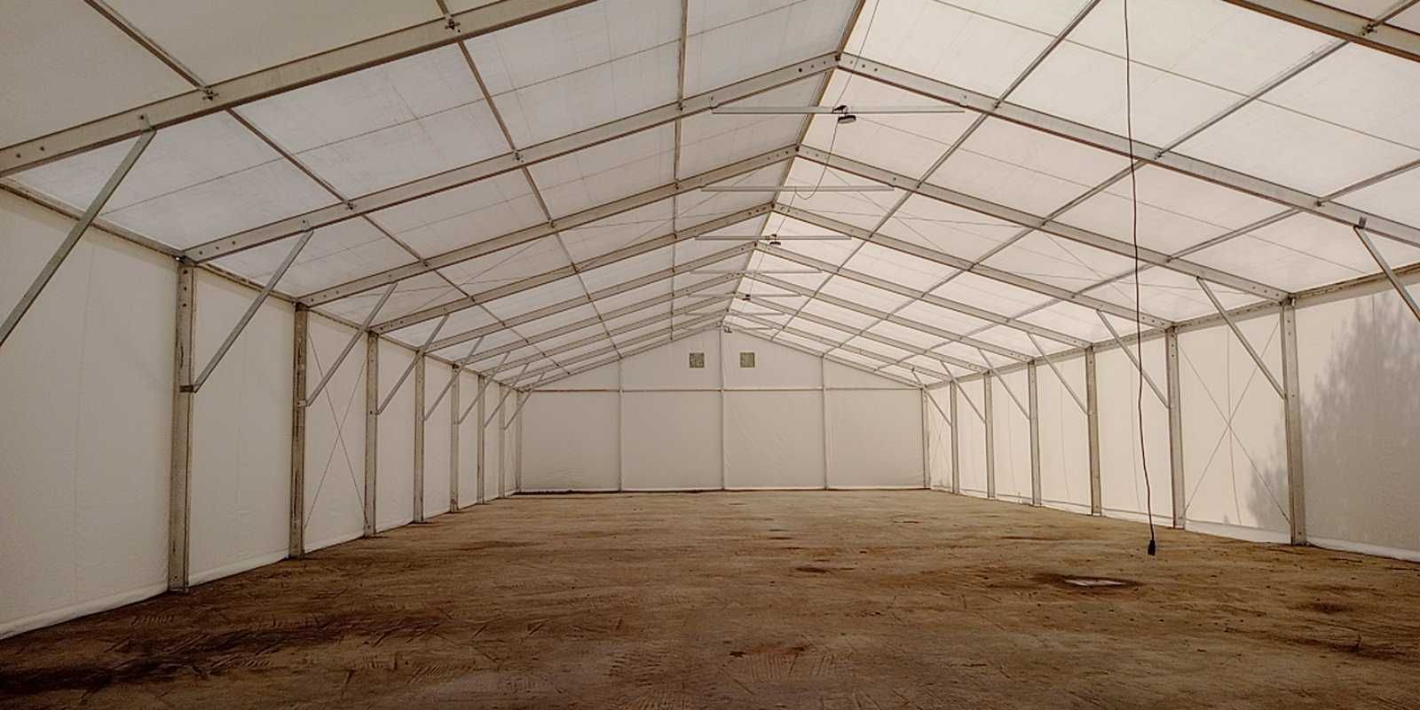 Używana Hala Magazynowa 20x40x4m pcv