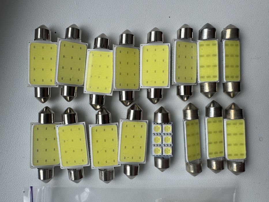 Лампы подсветки салона BMW e39 e46 e53 e38 Автолампы светодиоды диоды