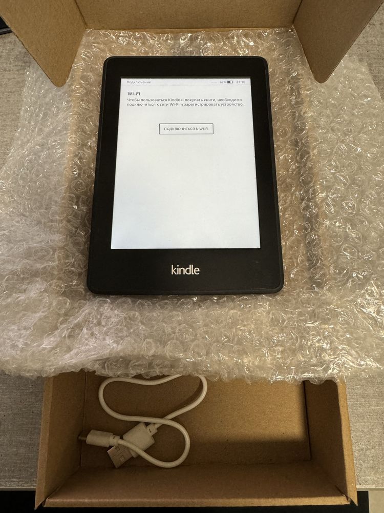 Kindle Paperwhite. 6 покоління. Refurbished. Сенсорний. Підсвітка
