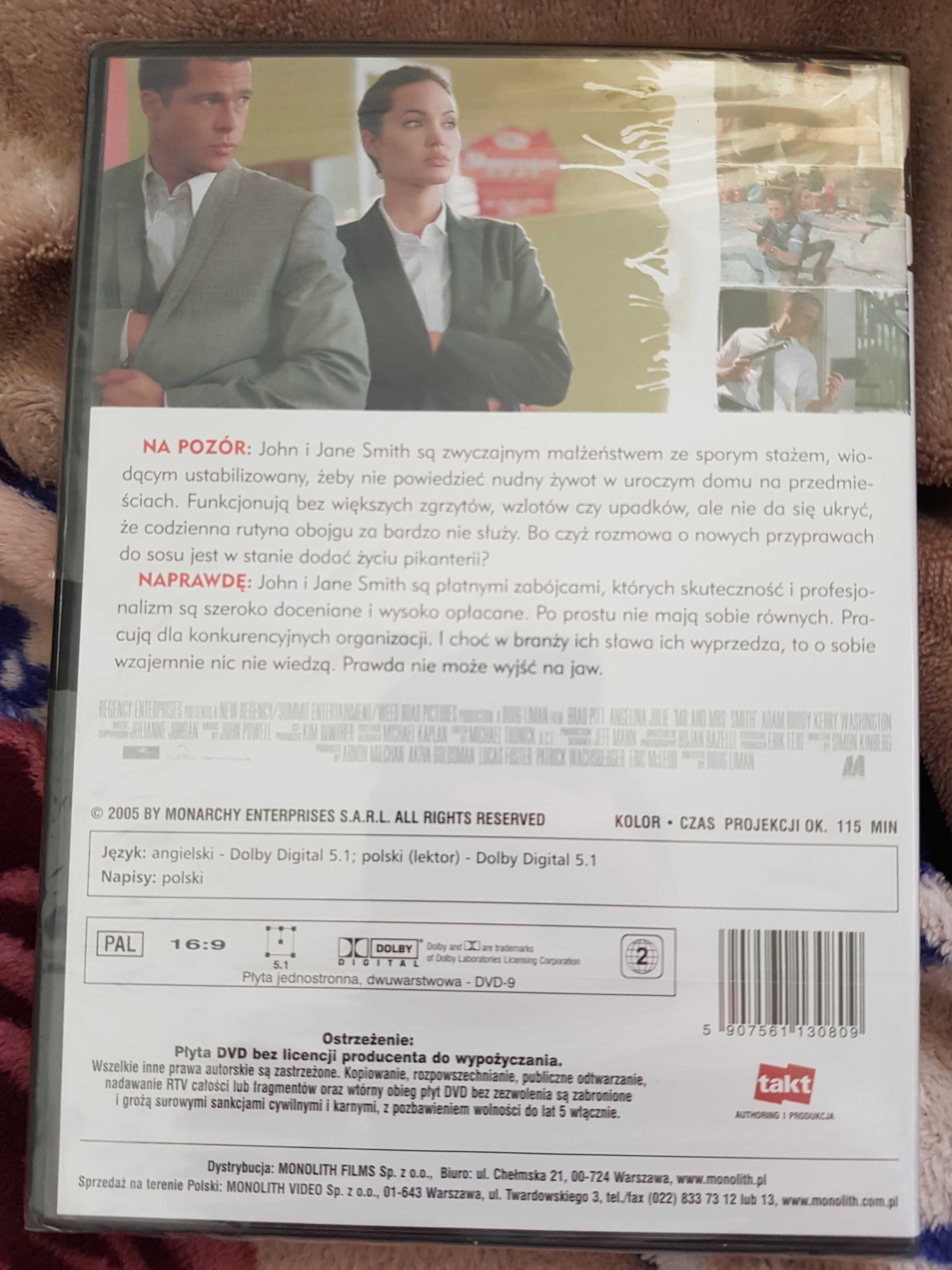 Film Pan i Pani Smith, Mr. & Mrs. Smith Lektor PL - folia