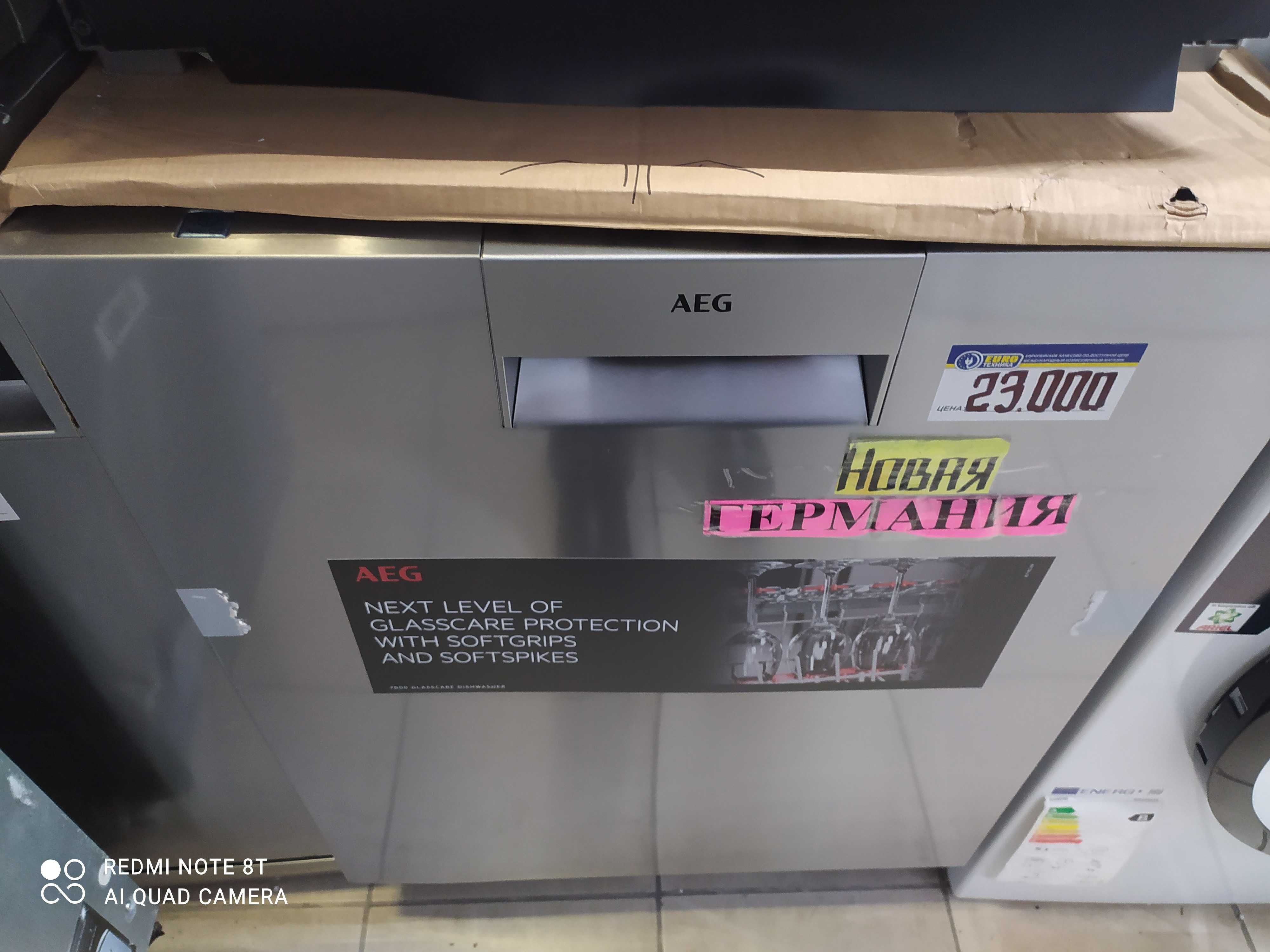 Новая посудомойка AEG FBB73707PM из Германии.