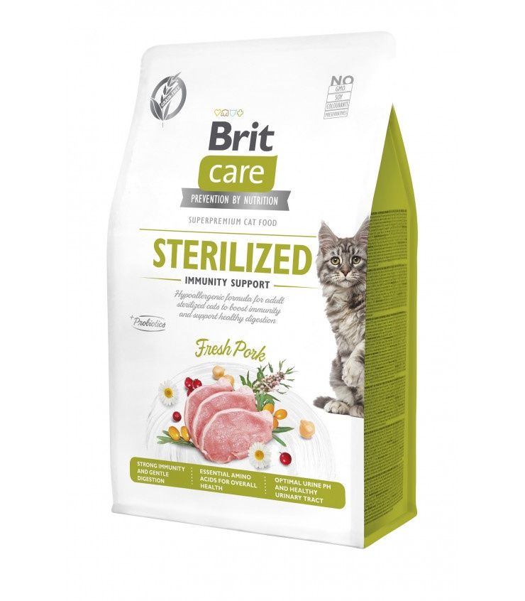 Сухий корм для стерелізованих котів Brit care immunity 7 кг