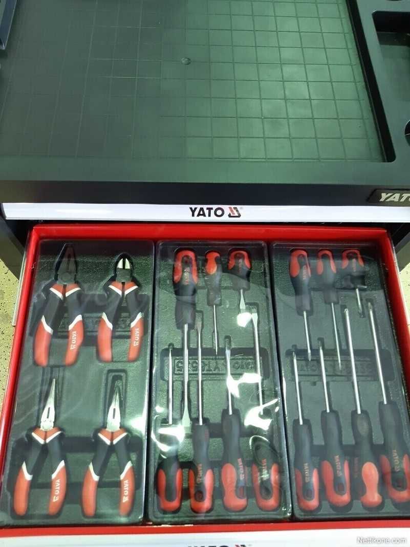 Шкаф Yato YT-55300 тележка с инструментами на 177 эл. стол тумба