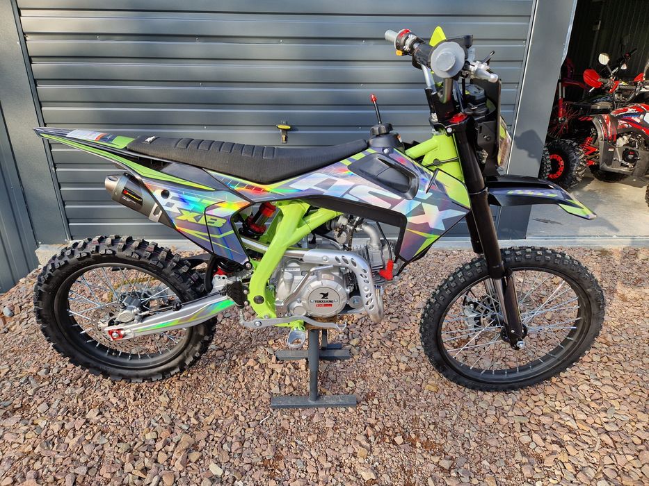 cross asix xb 67 140 cc  nie 125 cc 19/16 oraz inne